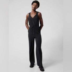 Athleta Savannah Jumpsuit. Black. 12